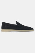 SUEDE LOAFER - BLACK