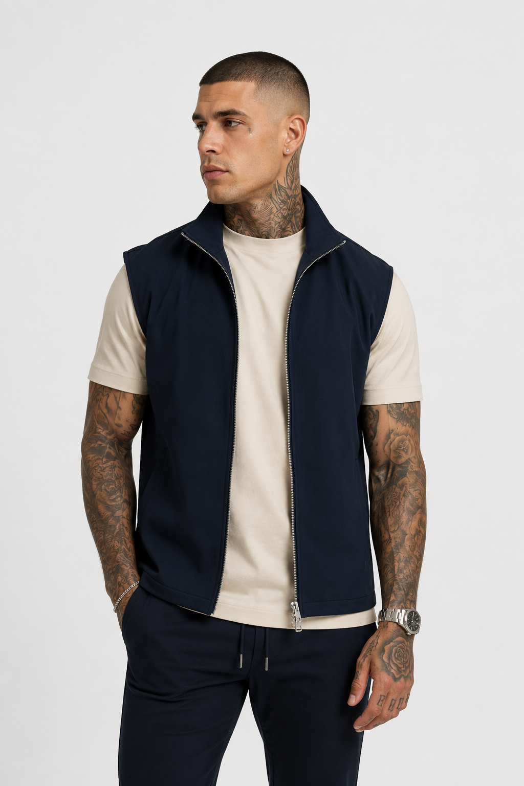 Midnight Blue Tech Gilet