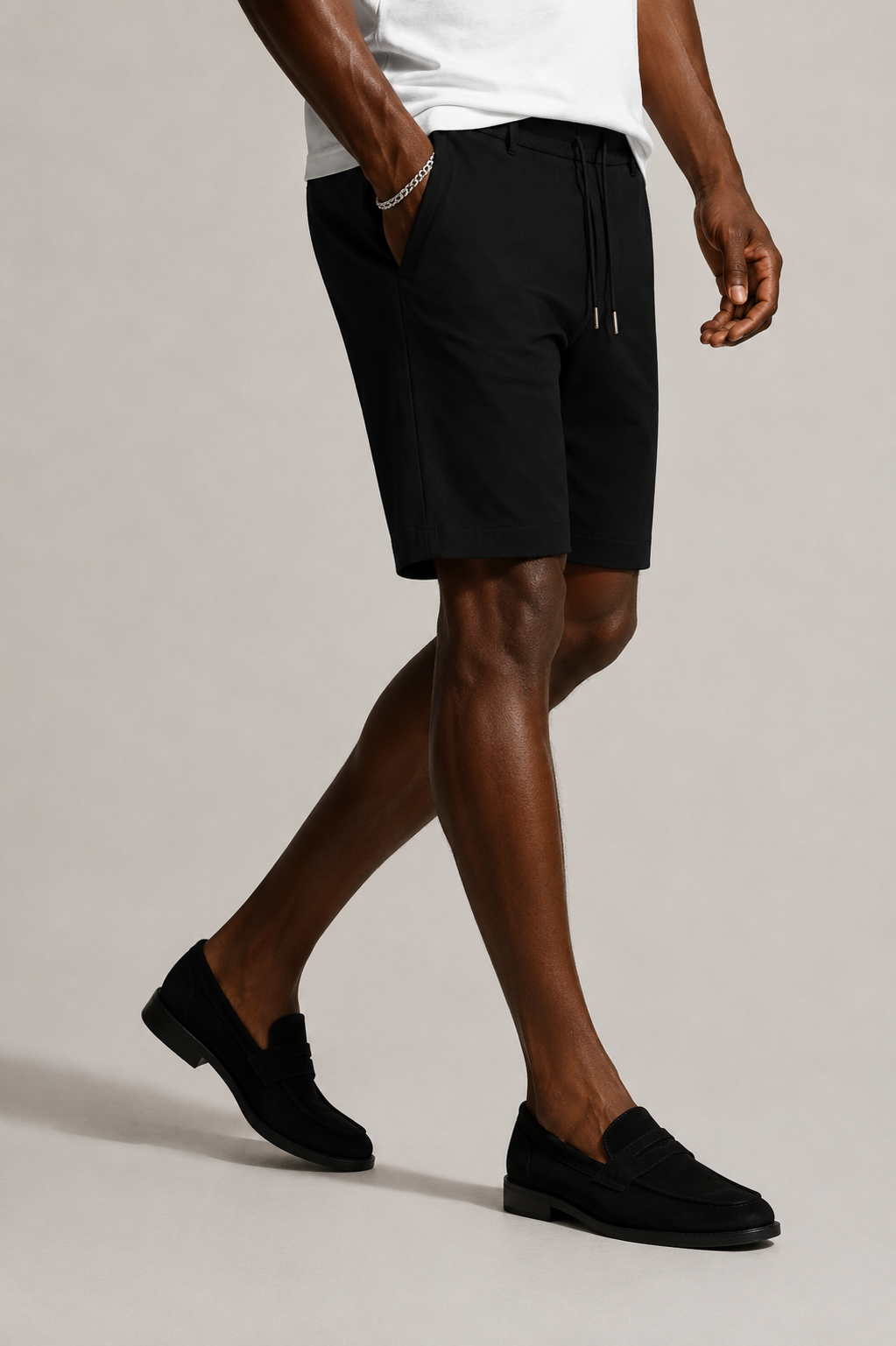 Onyx Black Tech Shorts