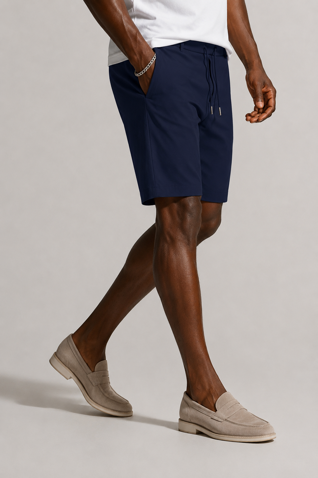 Midnight Blue Tech Shorts