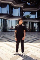 Cotton black t-shirt