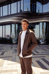 Brown tracksuit