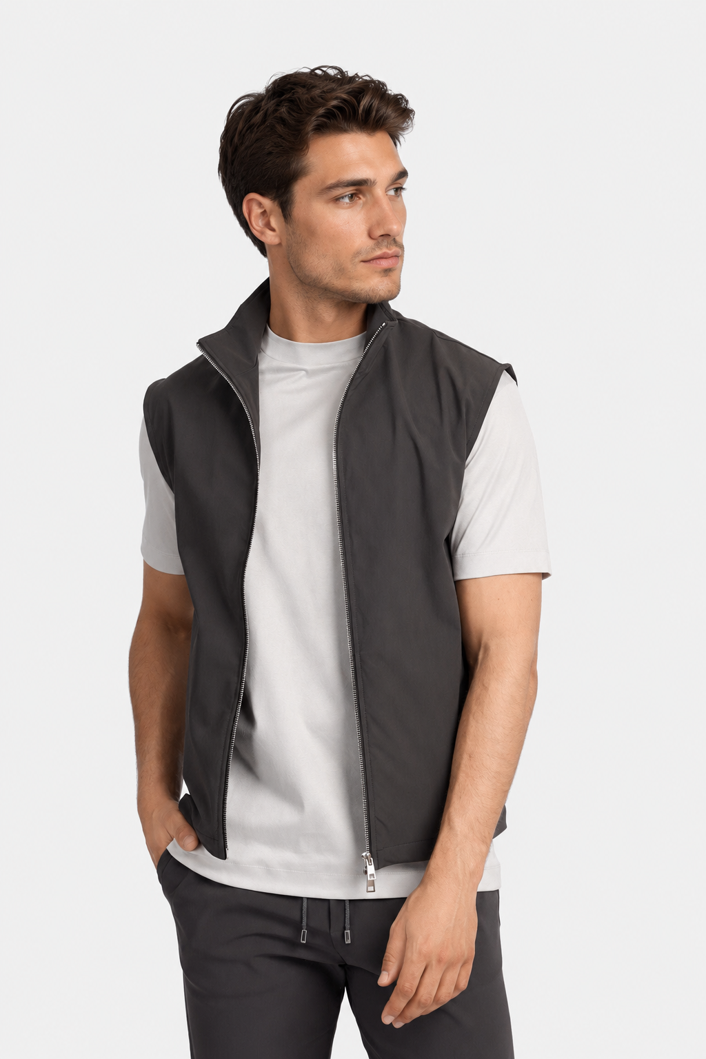 Slate Grey Tech Gilet