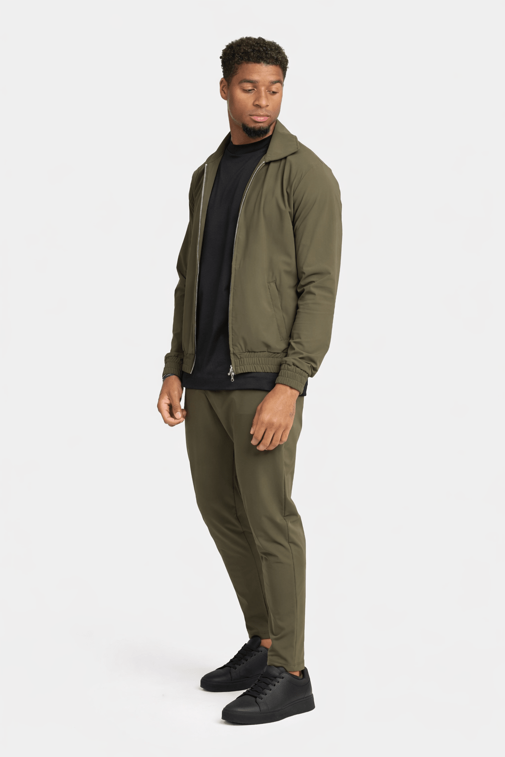 Dark Green Tech Suit