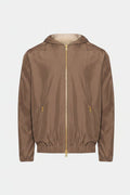 Desert Taupe Hooded Blend Jacket