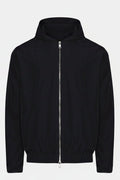 Onyx Black Hooded Blend Jacket