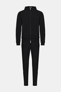Onyx Black Hooded Tech Suit