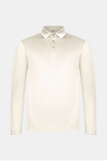 Sandstone Beige Longsleeve Polo Shirt
