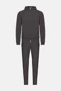 Slate Grey Hooded Tech Suit